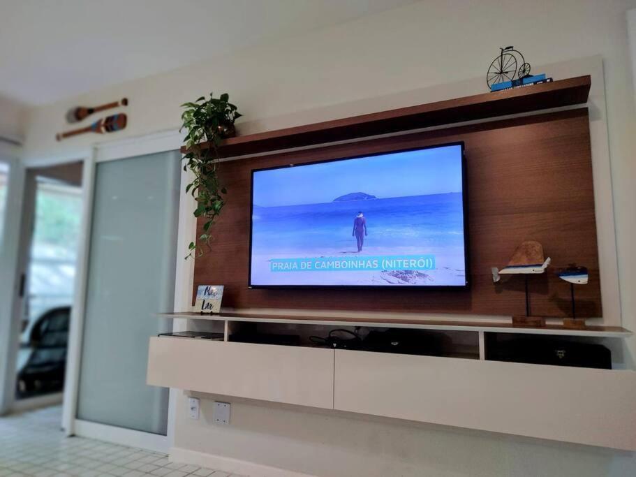 Apto Pe Na Areia Condominio Oceanside Camboinhas Niterói Eksteriør billede